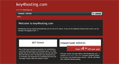 Desktop Screenshot of key4hosting.com